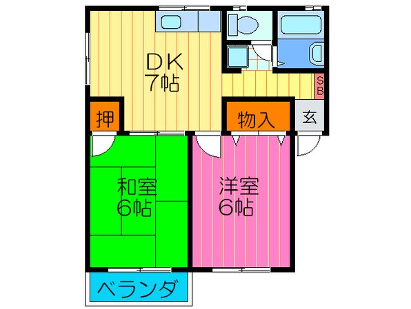 ラヴィ八雲の物件間取画像